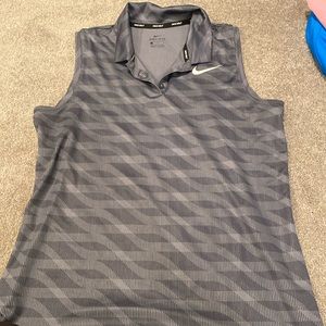 Women’s size large, collared, golf shirt, Nike
